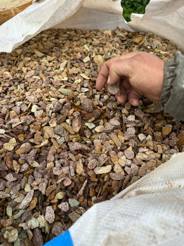 Златолит персиковый декоративная каменная крошка купить в Ульяновской области