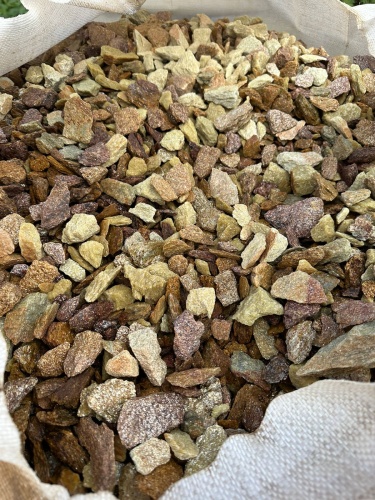 Златолит персиковый декоративная каменная крошка купить в Ульяновской области