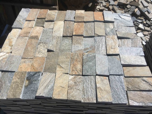 Плитка пилёная златолит Уральский для цоколя, отмостки купить в Ульяновской области