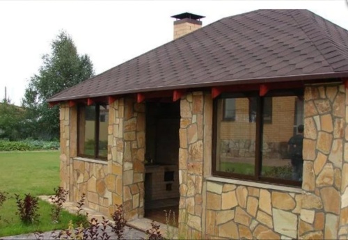 Плитняк златолит жёлтый для фасада 1,5-3 см купить в Ульяновской области