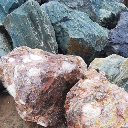 Ландшафтные глыбы красно-фиолетовые 200-1000 килограмм купить в Ульяновской области