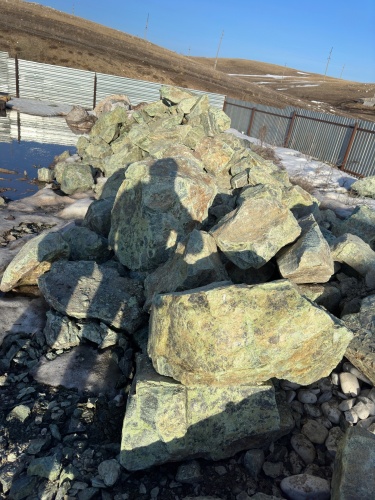 Камни для ландшафтного дизайна зелёные 10-60 килограмм купить в Ульяновской области